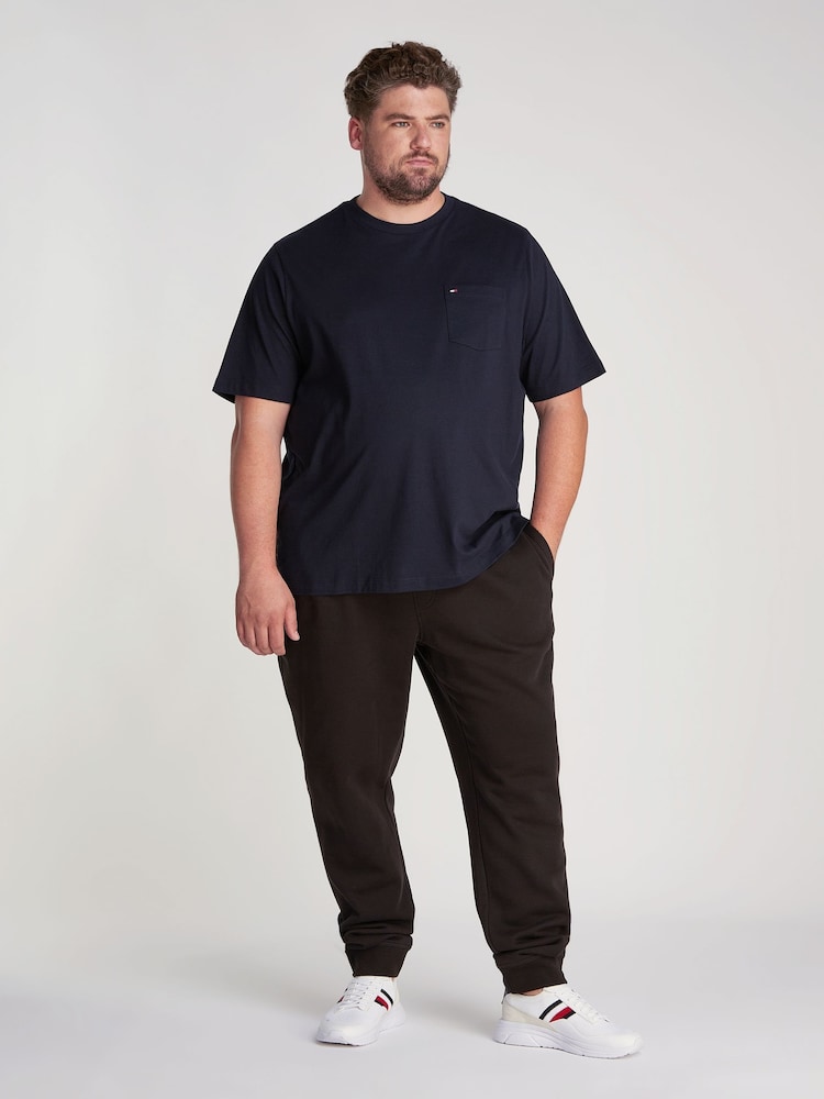 Tommy Hilfiger Blue Plus 100% Cotton Essential Pocket T-Shirt - Image 2 of 6
