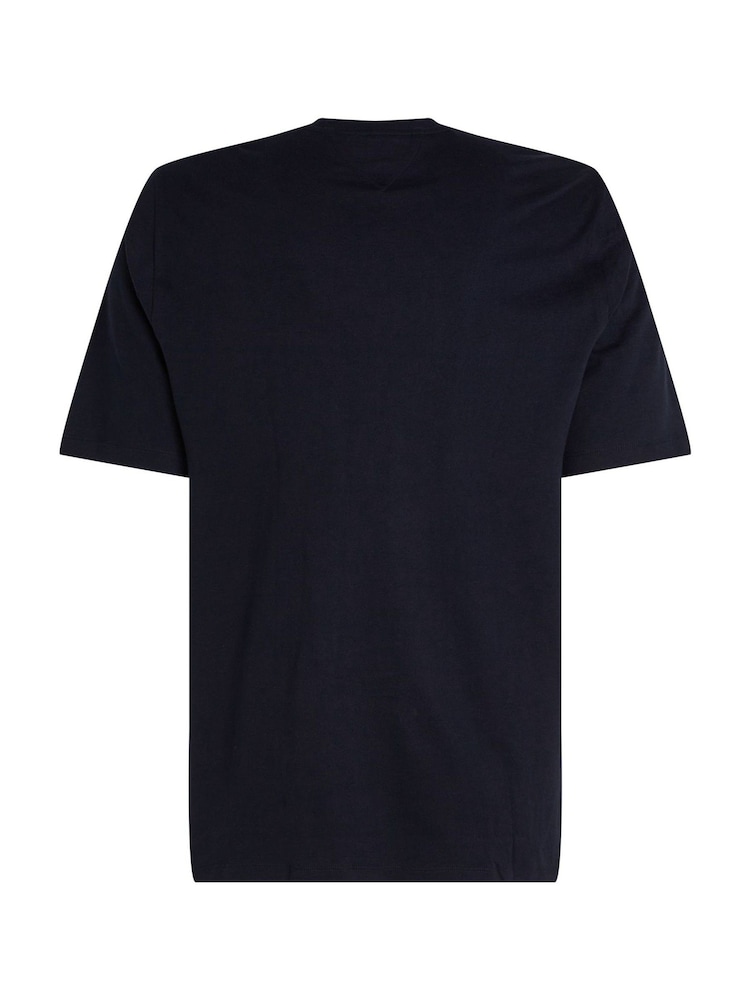 Tommy Hilfiger Blue Plus 100% Cotton Essential Pocket T-Shirt - Image 6 of 6 Tommy Hilfiger Blue Plus 100% Cotton Essential Pocket T-Shirt - Image 6 of 6