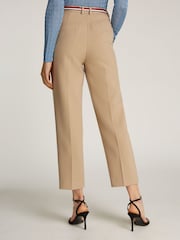 Tommy Hilfiger Brown Slim Straight Trousers - Image 2 of 6