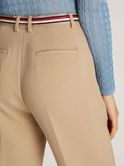 Tommy Hilfiger Brown Slim Straight Trousers - Image 4 of 6