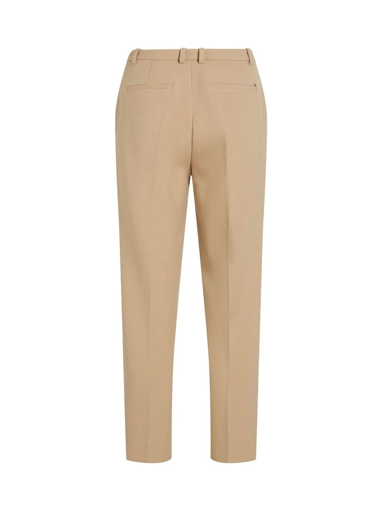 Tommy Hilfiger Brown Slim Straight Trousers - Image 6 of 6