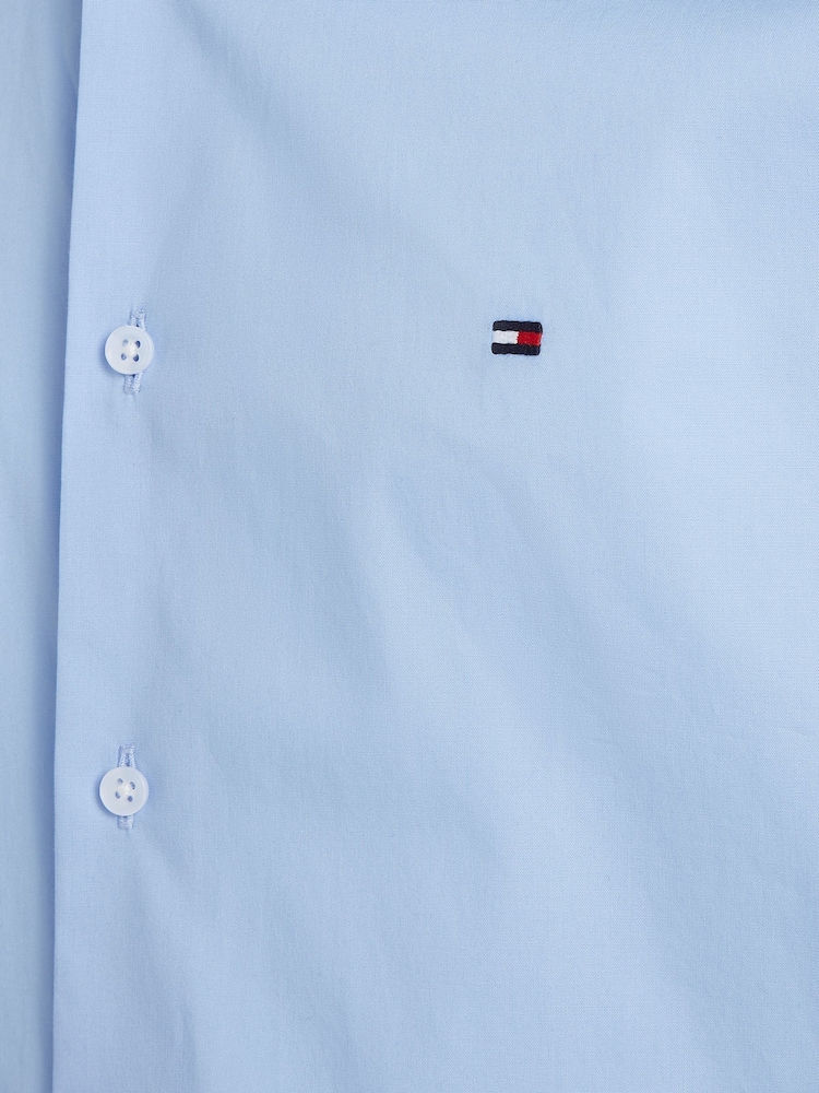 Hellblau - Tommy Hilfiger – Flex – Popeline-Hemd aus 100 % Baumwolle in normaler Passform - Bild 6 von 6 Hellblau - Tommy Hilfiger – Flex – Popeline-Hemd aus 100 % Baumwolle in normaler Passform - Bild 6 von 6