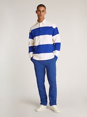 Tommy Hilfiger Blue Blocking Rugby 100% Cotton Shirt - Image 4 of 6