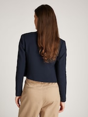 Tommy Hilfiger Blue Slim Single Breasted Blazer Jacket - Image 2 of 6