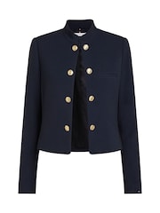 Tommy Hilfiger Blue Slim Single Breasted Blazer Jacket - Image 5 of 6