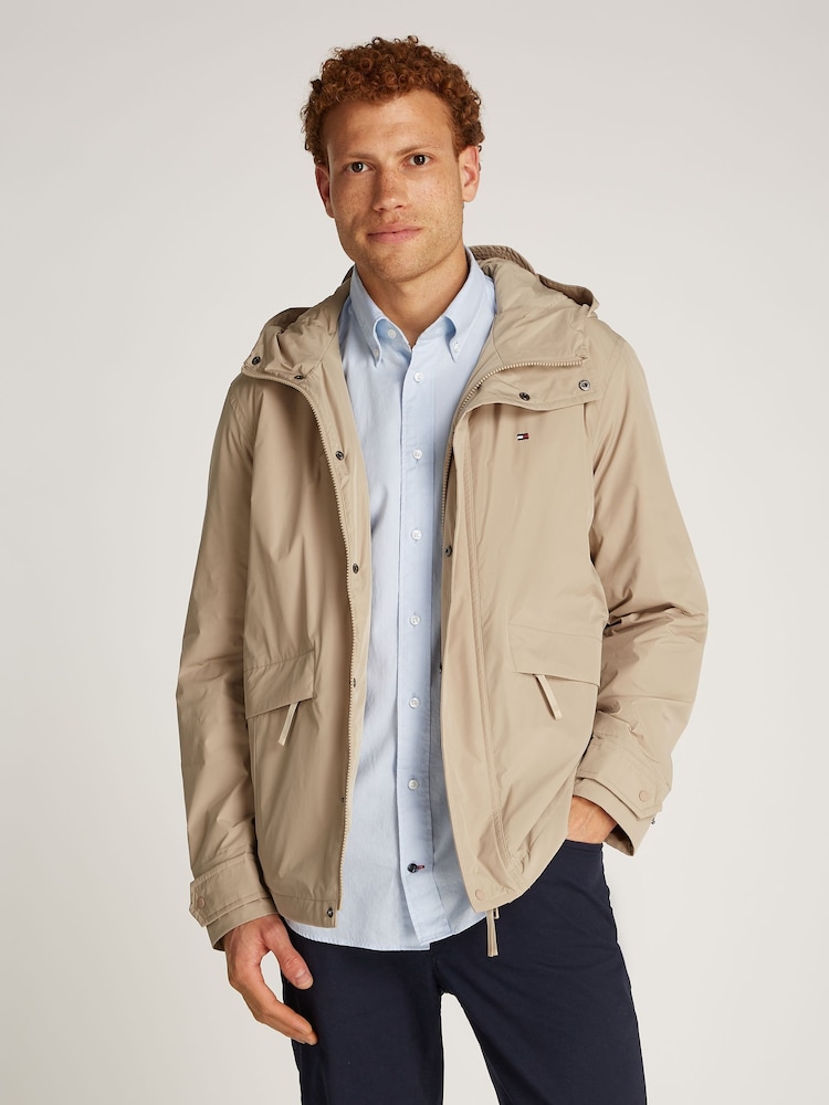 Tommy Hilfiger Natural Packable Hooded Jacket - Image 1 of 6