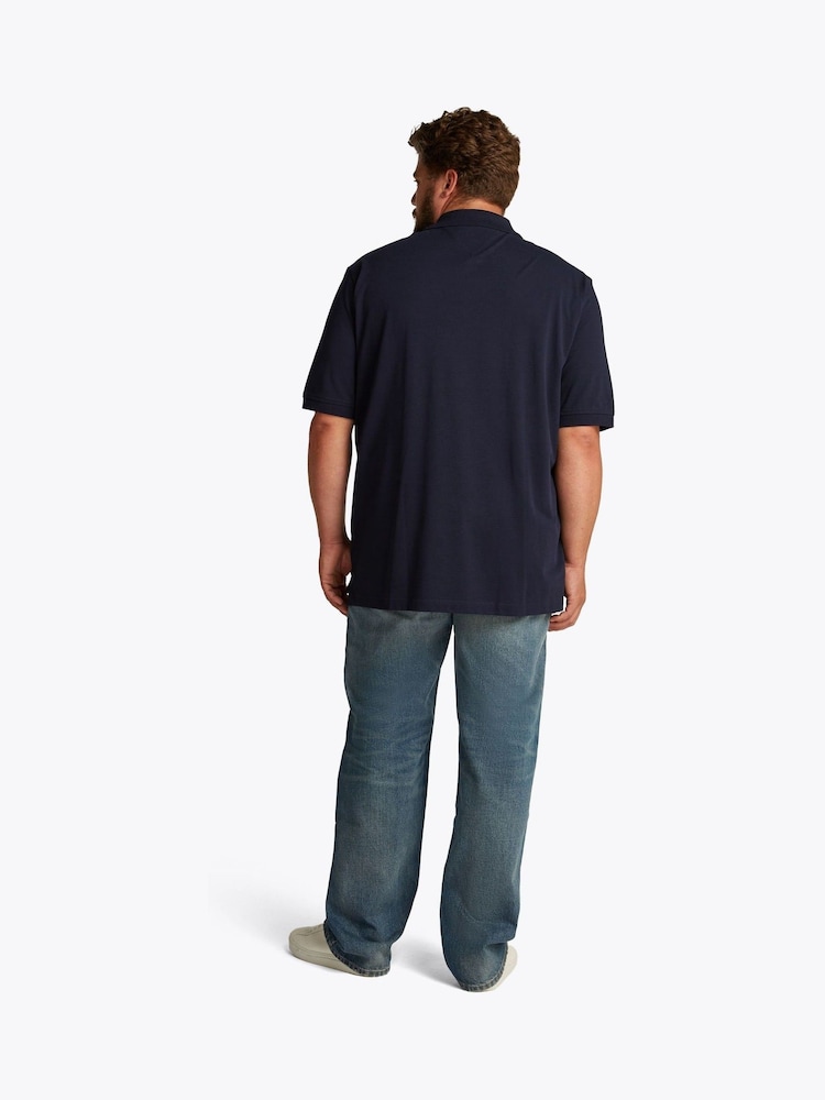 Tommy Hilfiger Blue Plus Stripe Regular Fit Polo Shirt - Image 2 of 6