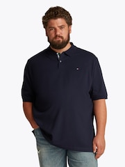 Tommy Hilfiger Blue Plus Stripe Regular Fit Polo Shirt - Image 3 of 6