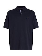 Tommy Hilfiger Blue Plus Stripe Regular Fit Polo Shirt - Image 5 of 6