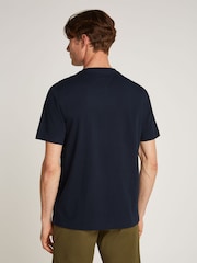 Синий - Tommy Hilfiger 100% Cotton Big T-Shirt - Image 2 of 6
