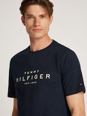 Синий - Tommy Hilfiger 100% Cotton Big T-Shirt - Image 4 of 6