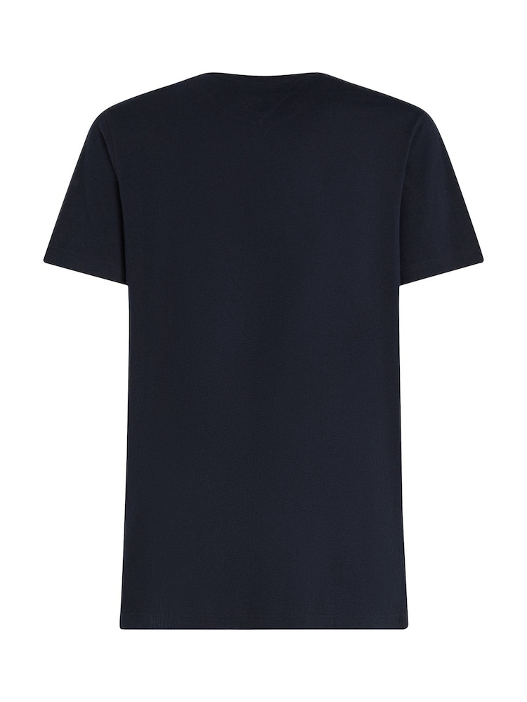 Tommy Hilfiger Blue 100% Cotton Big T-Shirt - Image 6 of 6 Tommy Hilfiger Blue 100% Cotton Big T-Shirt - Image 6 of 6