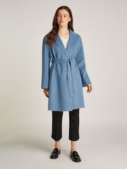 Tommy Hilfiger Croială clasică din lână Cu centură/curea Coat - Imaginea 3 din 6