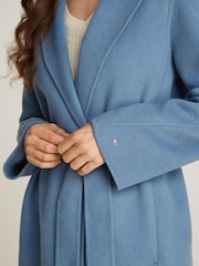 Tommy Hilfiger Croială clasică din lână Cu centură/curea Coat - Imaginea 4 din 6