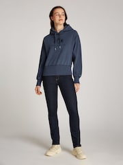 Tommy Hilfiger Blue Regular Fit Varsity Hoodie - Image 4 of 6