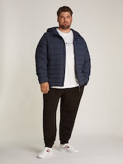 Tommy Hilfiger Blue Plus Quilted Hooded Jacket - Image 3 of 6