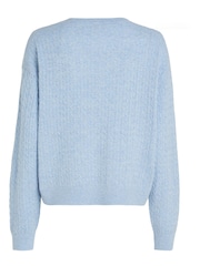 Tommy Hilfiger Blusa Curve Mini Cable com V-Neck Jumper - Imagem 2 de 2