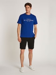 Tommy Hilfiger Blue Big 100% Cotton T-Shirt - Image 3 of 6