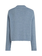 Tommy Hilfiger Blue Button Knit Cardigan - Image 6 of 6