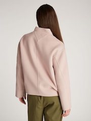 Tommy Hilfiger Pink Wool Bomber Jacket - Image 2 of 6