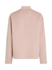 Tommy Hilfiger Pink Wool Bomber Jacket - Image 6 of 6