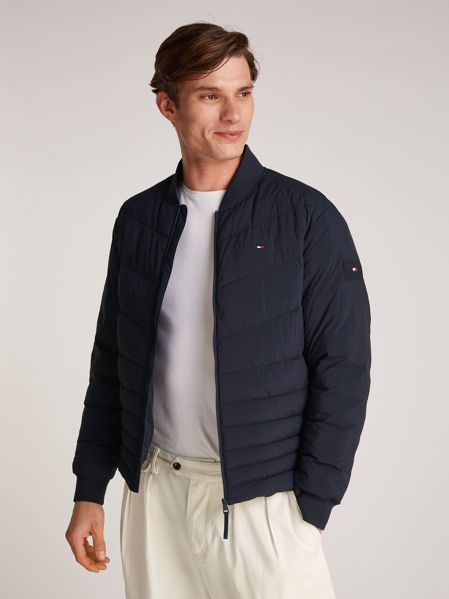 Tommy hilfiger quilted bomber on sale