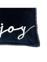 Gallery Home Navy Merry Midnight Joy 100% Cotton Cushion 500x300mm - Image 3 of 5