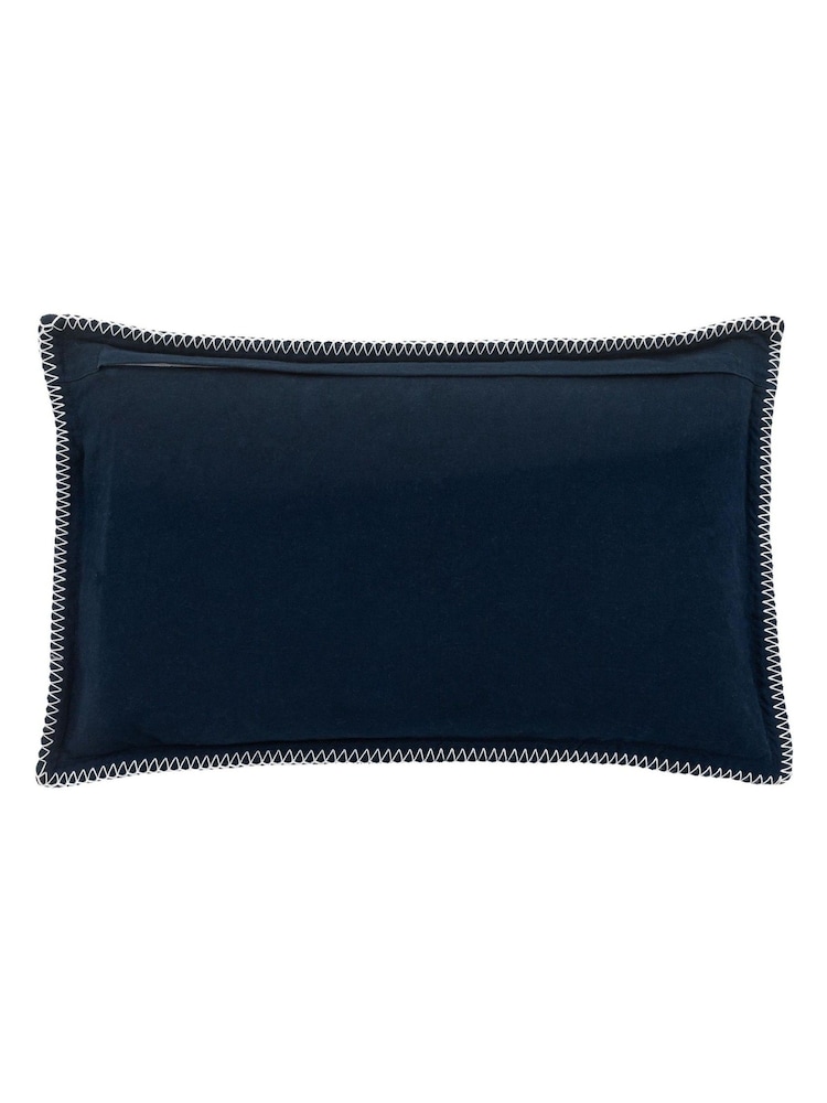 Gallery Home Navy Merry Midnight Joy 100% Cotton Cushion 500x300mm - Image 5 of 5