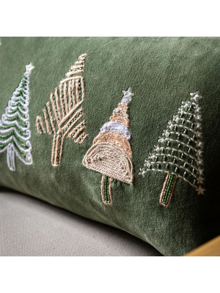 Gallery Home Green Natures Forest Tree Scene Cushion 500x300mm - Image 2 of 4
