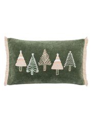 Gallery Home Green Natures Forest Tree Scene Cushion 500x300mm - Image 3 of 4