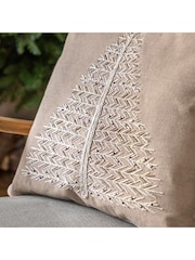Gallery Home Natural Pearly Single Tree 100% Cotton Cushion 450x450mm - Image 3 of 4