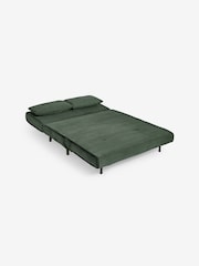 MADE.COM Olive Green Corduroy Haru 2 Seater Sofa Bed - Image 5 of 7
