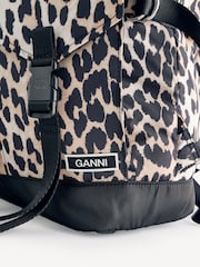 GANNI Brown Tech Backpack - Image 6 of 7