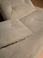 MADE.COM Natural Corduroy Large Haru 2 Seater Sofa Bed - Image 4 of 7