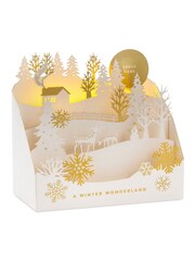 Hallmark Music 3D Pop Up Winter Woodland Christmas Card - Image 2 of 4