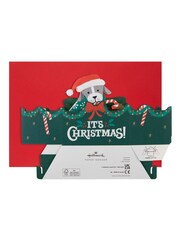 Hallmark Music and Motion 3D Pop Up Dog Christmas Card - Image 3 of 4