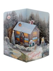 Hallmark Musical Pop Up Snowy Cottage Christmas Card - Image 2 of 4