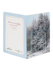 Hallmark Musical Pop Up Snowy Cottage Christmas Card - Image 4 of 4