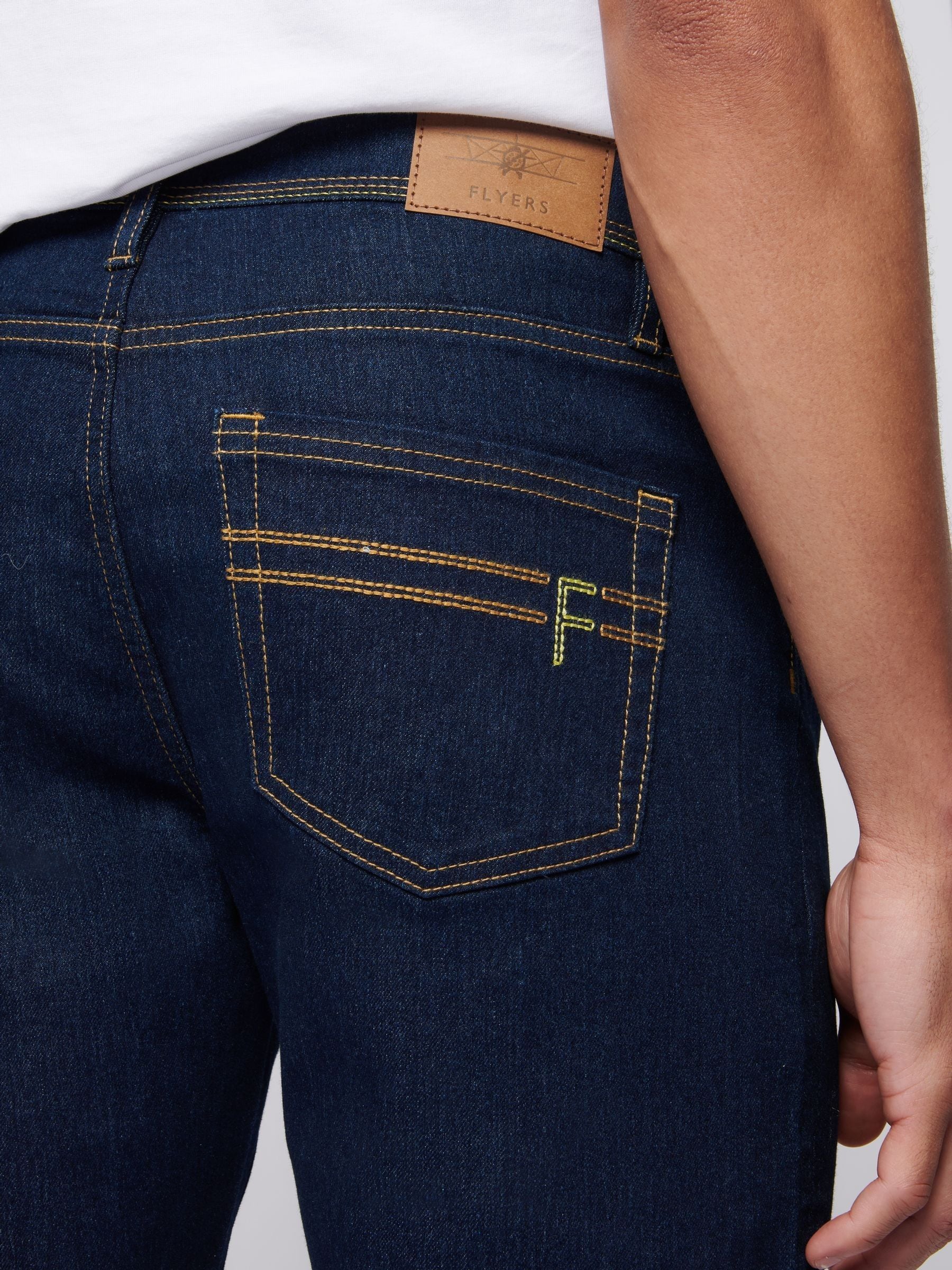 Buy Flyers Sky Blue Straight Fit Jeans from Next Netherlands