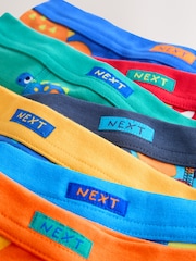 Multi Dinosaur Soft Waistband Trunks 7 Pack (1.5-10yrs) - Image 10 of 11