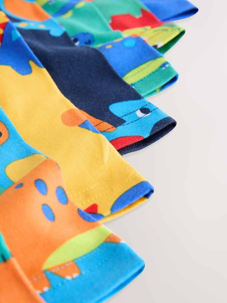 Multi Dinosaur Soft Waistband Trunks 7 Pack (1.5-10yrs) - Image 11 of 11