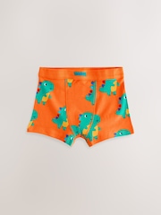 Multi Dinosaur Soft Waistband Trunks 7 Pack (1.5-10yrs) - Image 2 of 11