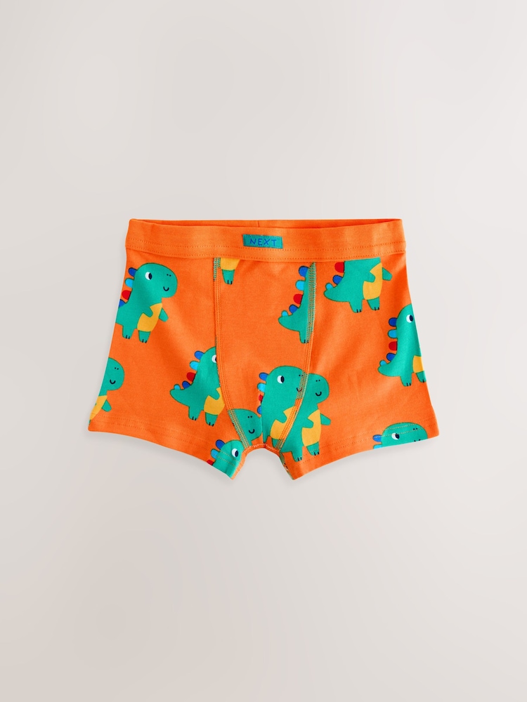 Multi Dinosaur Soft Waistband Trunks 7 Pack (1.5-10yrs) - Image 2 of 11