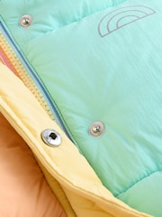 Little Bird by Jools Oliver Multi Colourblock Shower Resistant Padded Coat - Image 5 of 9