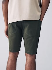 Khaki Green Motionflex 5 Pocket Chino Shorts - Image 2 of 10