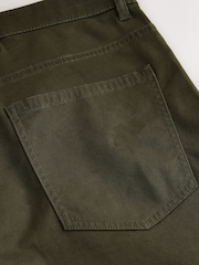 Khaki Green Motionflex 5 Pocket Chino Shorts - Image 9 of 10