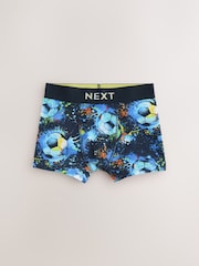 Blue Football Print Boxers 5 Pack (2-16yrs) - Image 2 of 9