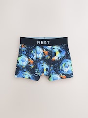Blue Football Print Boxers 5 Pack (2-16yrs) - Image 6 of 9