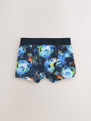 Blue Football Print Boxers 5 Pack (2-16yrs) - Image 7 of 9
