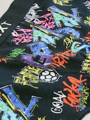 Blue Football Print Boxers 5 Pack (2-16yrs) - Image 9 of 9